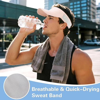 Sports Sun Visor Unisex Cooling Cap Lightweight Stretchy Packable
