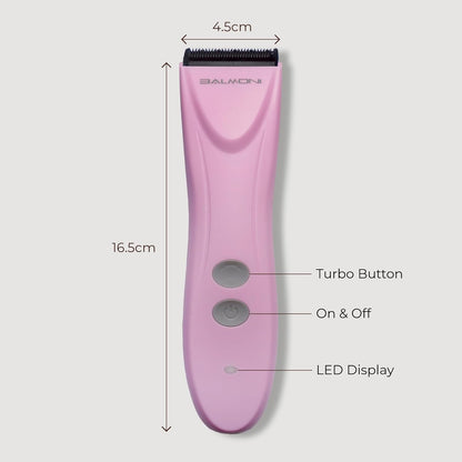 Cordless Pet Grooming Kit for Dogs & Cats, Quiet & Powerful Motor Paw & Face Trimmer, Lightweight Clipper, Dopamine Pink, Parent (Single-Dopamine Pink)