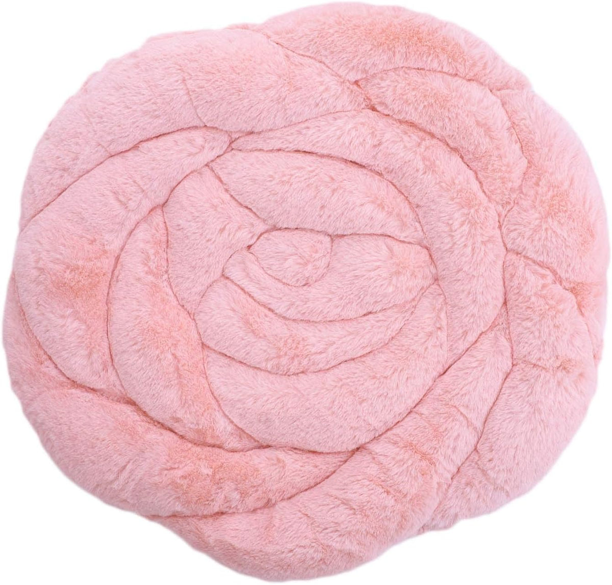 Soft Cozy Seat Cushion Plush Rose Seat Pad Seat Pillow Relieves Back Coccyx Sciatica and Tailbone Pain Relief Chair Cushions Chair Pads for Home Office Sofa (Pink)