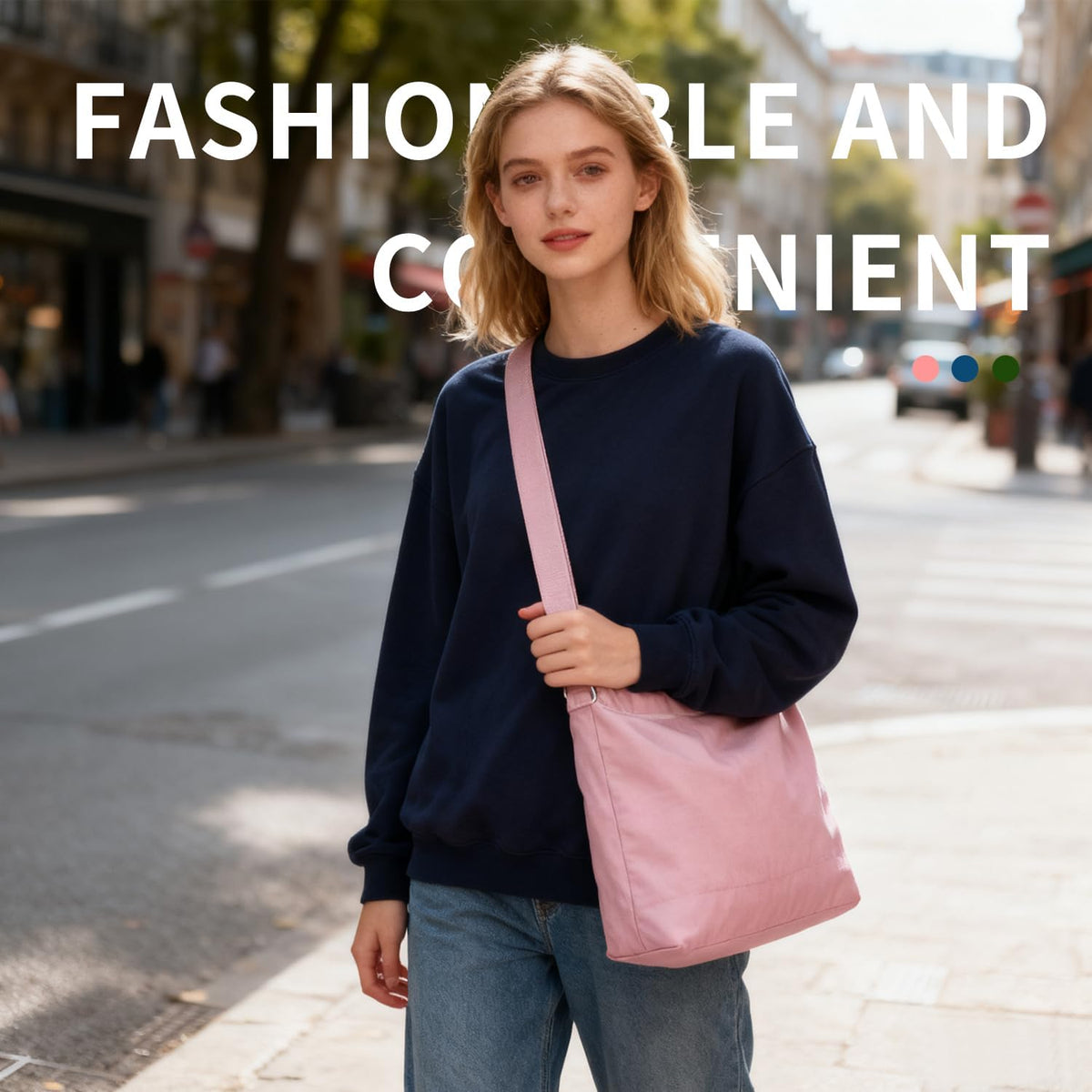 Women's blank large Size Canvas Crossbody Tote Handbags Shoulder Bag Hobo Casual Tote Diy/gifts