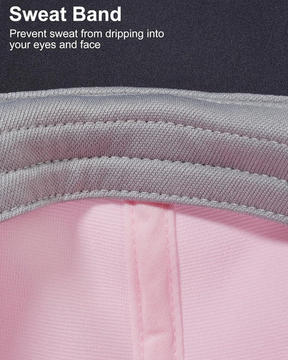 UPF 50+ Foldable Sport Cap, Breathable and Reflective, Unisex Design for Golf, Tennis, Running and Travel