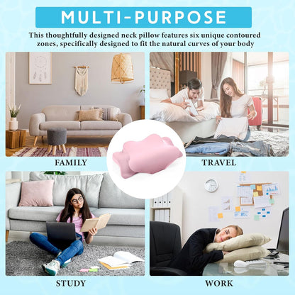 Cooling Cervical Neck Pillowcase,Pink,Standard Size