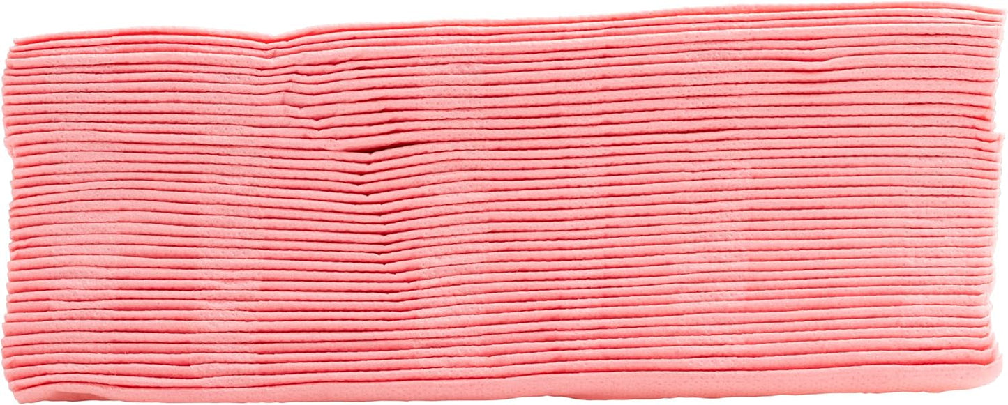PRONAPPE - Ref SV622041I - 50 Cocktail Napkins 20 x 20 cm - Micro-Embossed Paper - 2 Ply Wadding - Powder Pink