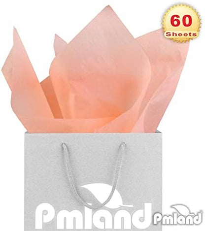 Gift Wrapping Tissue Paper - Peach Color - 20 Inches x 26 Inches 60 Sheets