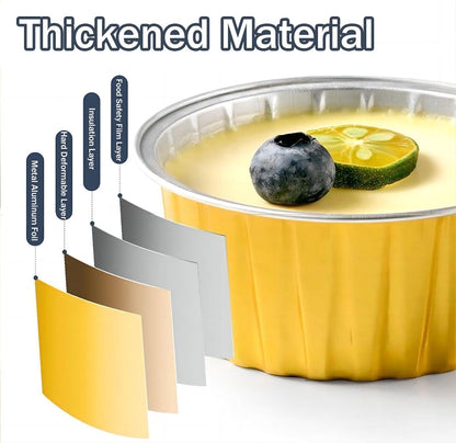 Mini Loaf Pans with Lids and Spoons, Mini Cake Pans for Baking Disposable