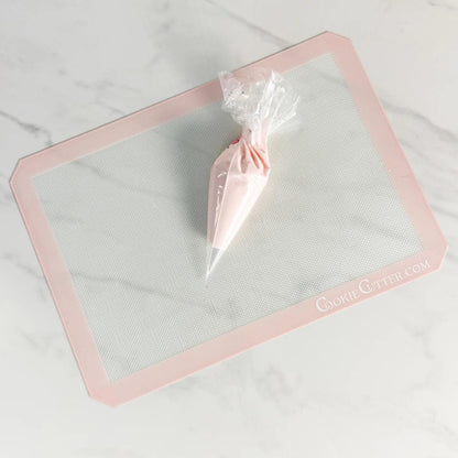 16.5"x11.5" Pink Silicone Baking Mat - Reusable Nonstick Baking Sheet - Sandy Pink (Single)