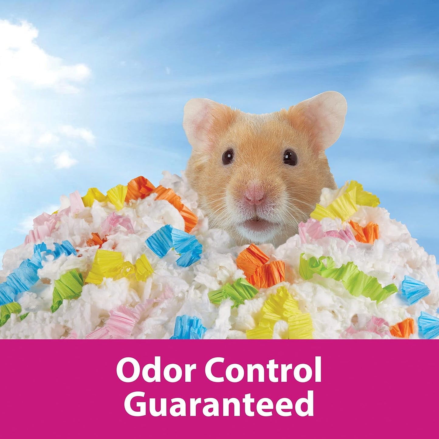 Kaytee Clean & Cozy Confetti Bedding for Pet Guinea Pigs, Rabbits, Hamsters, Gerbils, and Chinchillas, 49.2 Liters
