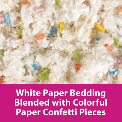 Kaytee Clean & Cozy Confetti Bedding for Pet Guinea Pigs, Rabbits, Hamsters, Gerbils, and Chinchillas, 49.2 Liters