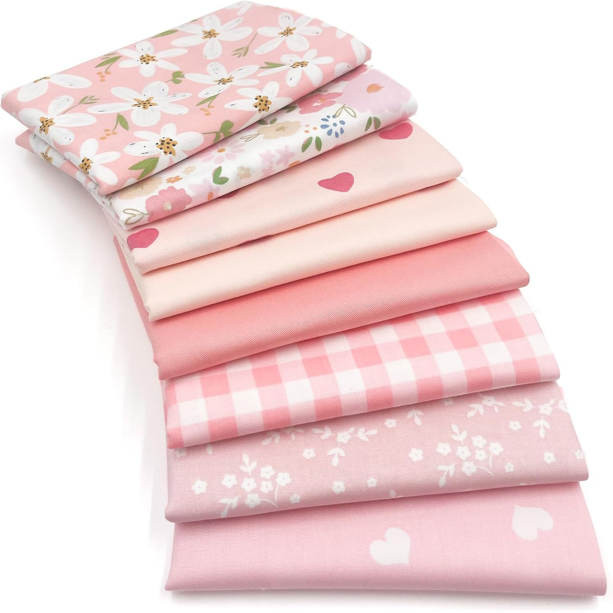 8pcs Fat Quarter Fabric Bundles (100% Cotton - 20'' x 20'')