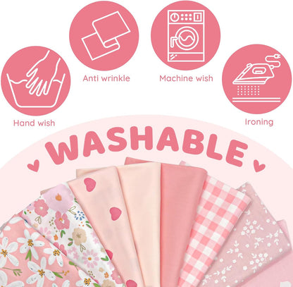 8pcs Fat Quarter Fabric Bundles (100% Cotton - 20'' x 20'')
