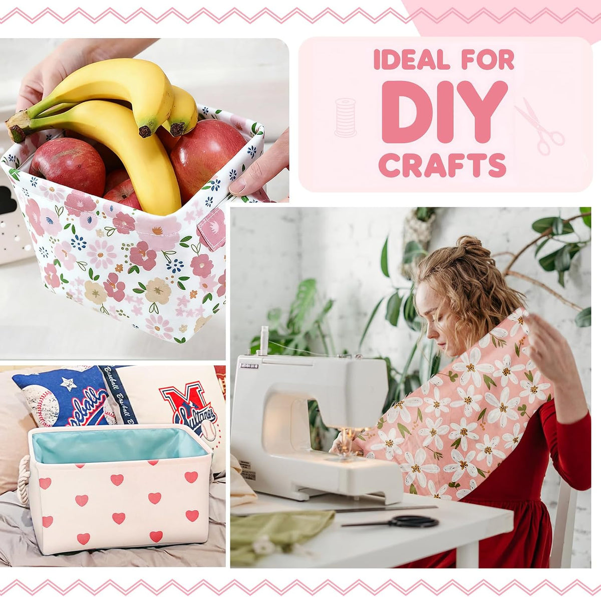 8pcs Fat Quarter Fabric Bundles (100% Cotton - 20'' x 20'')
