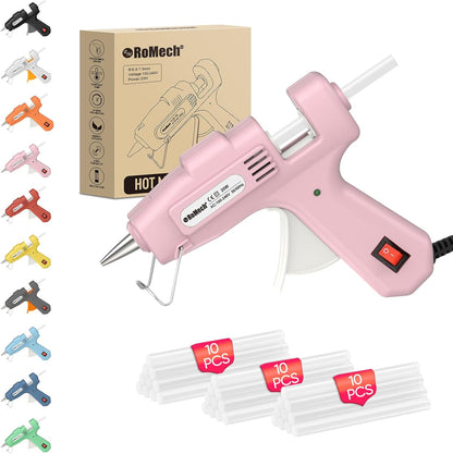 20W Mini Hot Glue Gun Kit, 30 Glue Sticks Set for DIY Crafts, Repair