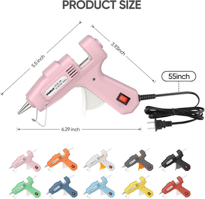 20W Mini Hot Glue Gun Kit, 30 Glue Sticks Set for DIY Crafts, Repair