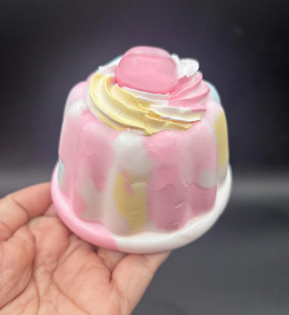 Frozen Butter Textured Strawberry Jelly Taba Squishy Toy