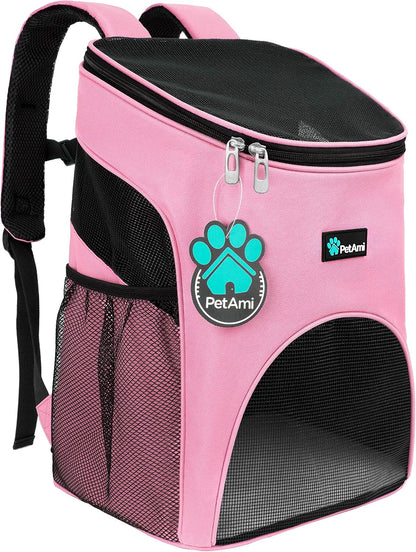Cat Backpack Carrier for Small Dogs and Large Cats, Airline Approved