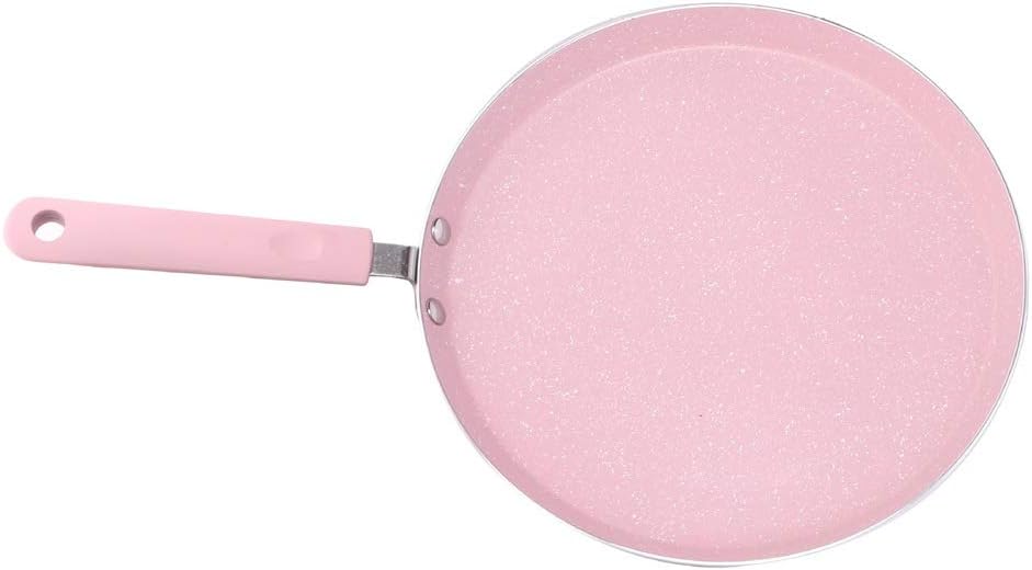 Non-Stick Frying Pan Pink Aluminum Alloy Pancake Egg Steak Pancakes Saucepan Kitchen Cooking Tools