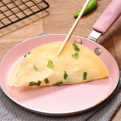 Non-Stick Frying Pan Pink Aluminum Alloy Pancake Egg Steak Pancakes Saucepan Kitchen Cooking Tools