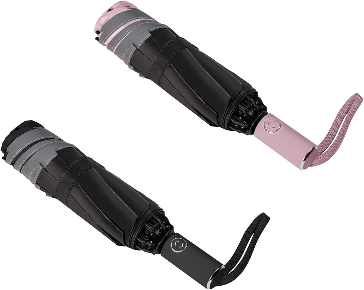 Inverted UV Umbrella for Rain and Sun Medium Size UPF 50+ Rverse Compact Umbrella Auto Open Close