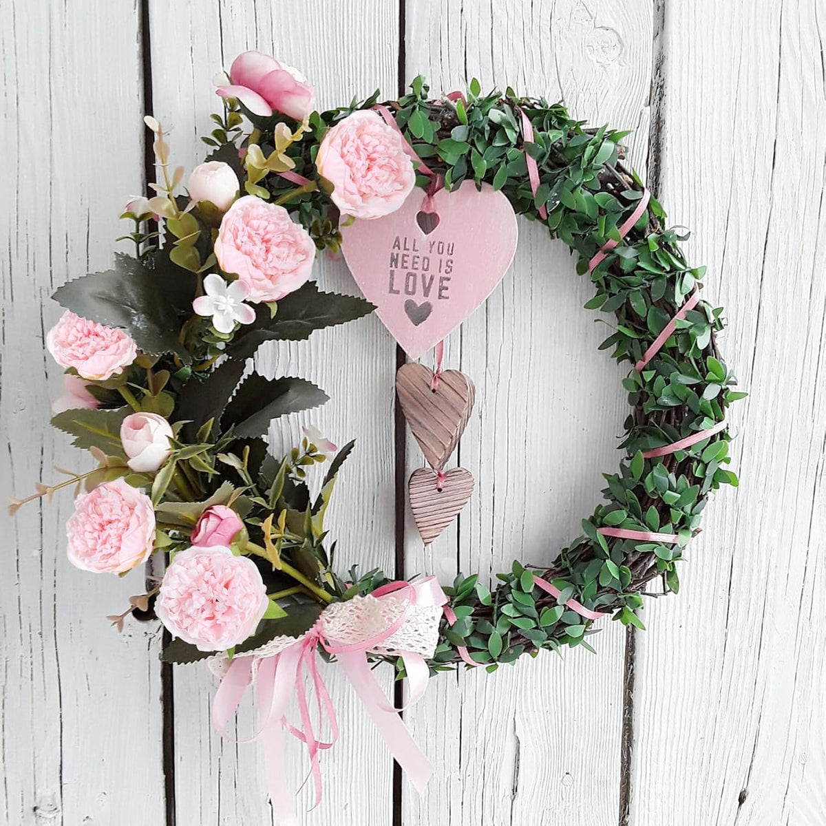 Pink Peonies Artificial Flowers 16pcs Light Pink Flowers Silk Flowers Fake Peonies Faux Peony Flowers Heads with Stem Floral Arrangement for Home Wedding Party Festival Decor (Light Pink)