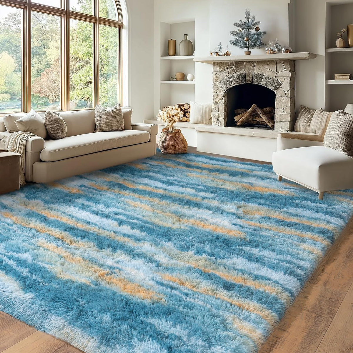 Pink Rugs for Living Room, 5x7 Area Rug for Bedroom Girls Kids Room