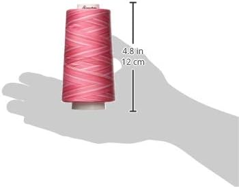 3 Ply Cotton Quilting Thread, 40wt/3000 yd, Variegated Pinky Pinks