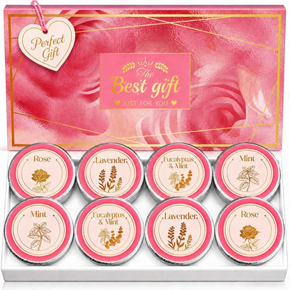 Shower Steamers Aromatherapy, Birthday Pink Gift for Women Grandma Mom Wife