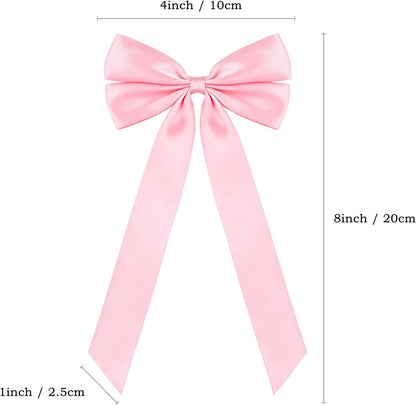 50Pcs Pink Christmas Bows for Gift Wrapping