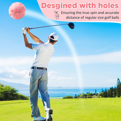 80 Pcs Practice Golf Balls Plastic 42mm
