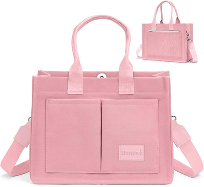 Canvas Tote Bag for Women, Work & Bible Study Handbag