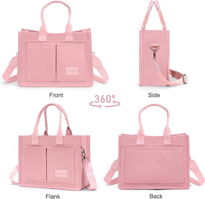 Canvas Tote Bag for Women, Work & Bible Study Handbag