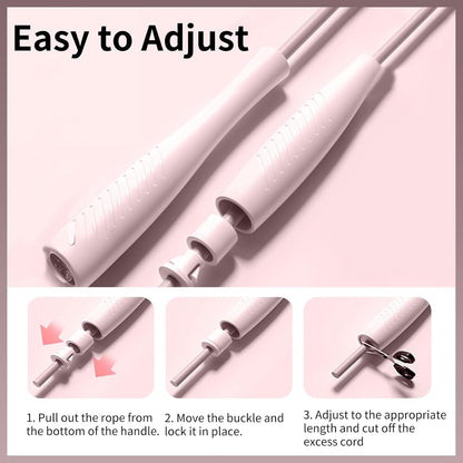 Jump Ropes Kids, Adjustable Children Jump Rope with ABS Handles and PVC Rope for Child Student Toddler