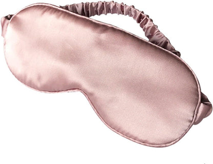 100% Mulberry Silk Sleep Eye Mask for Sleeping Women and Men, Pink