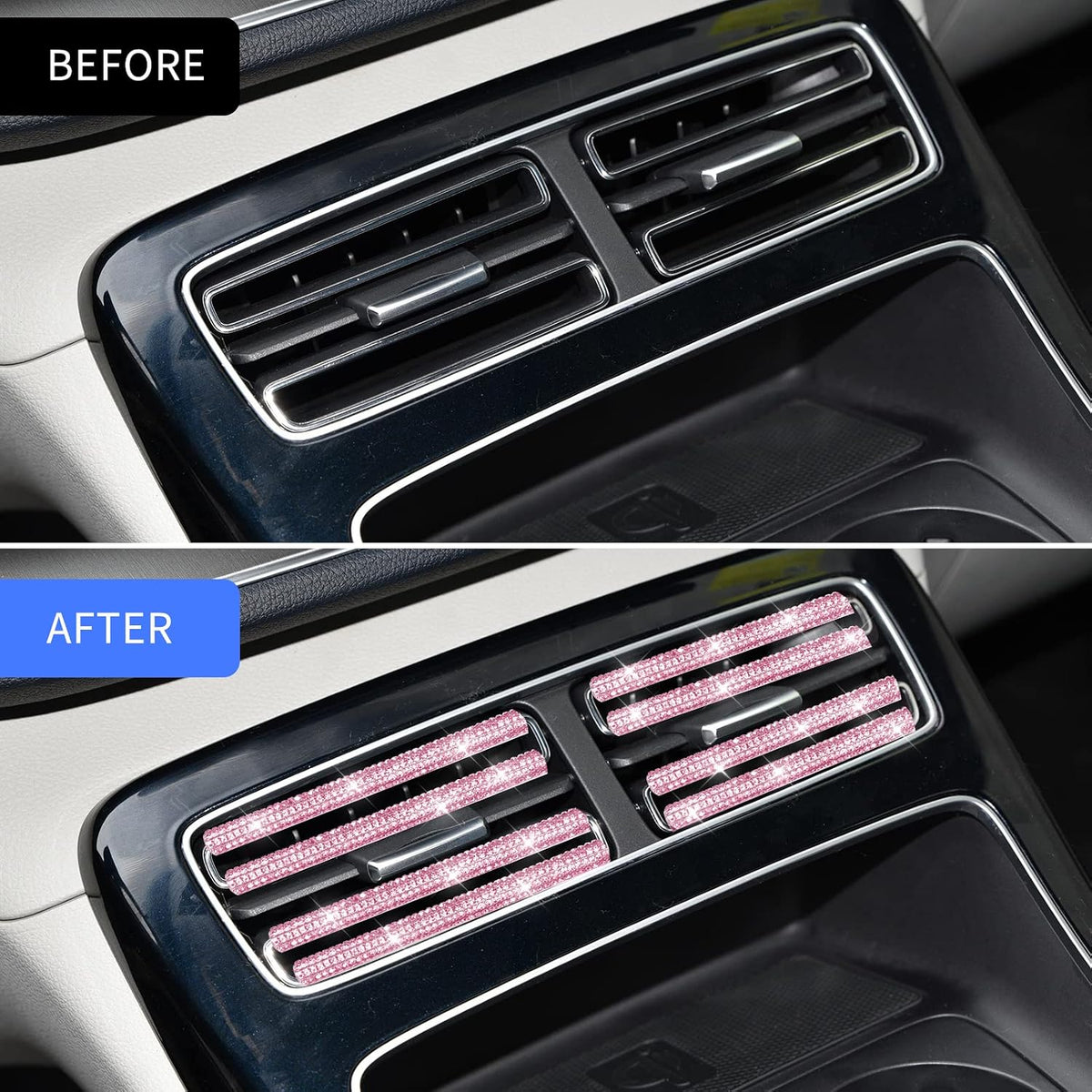 Bling Car Accessories for Women Bling Air Vent Outlet Trim Strip