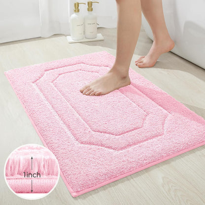 Bathroom Rugs Sets 2 Piece Light Pink 16 * 24+20 * 32"