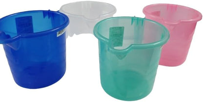 Bathing Mug, 1.5 Liter Capacity, Certified Water Bath Mug, LAHER (Pack of 2) (PINK)