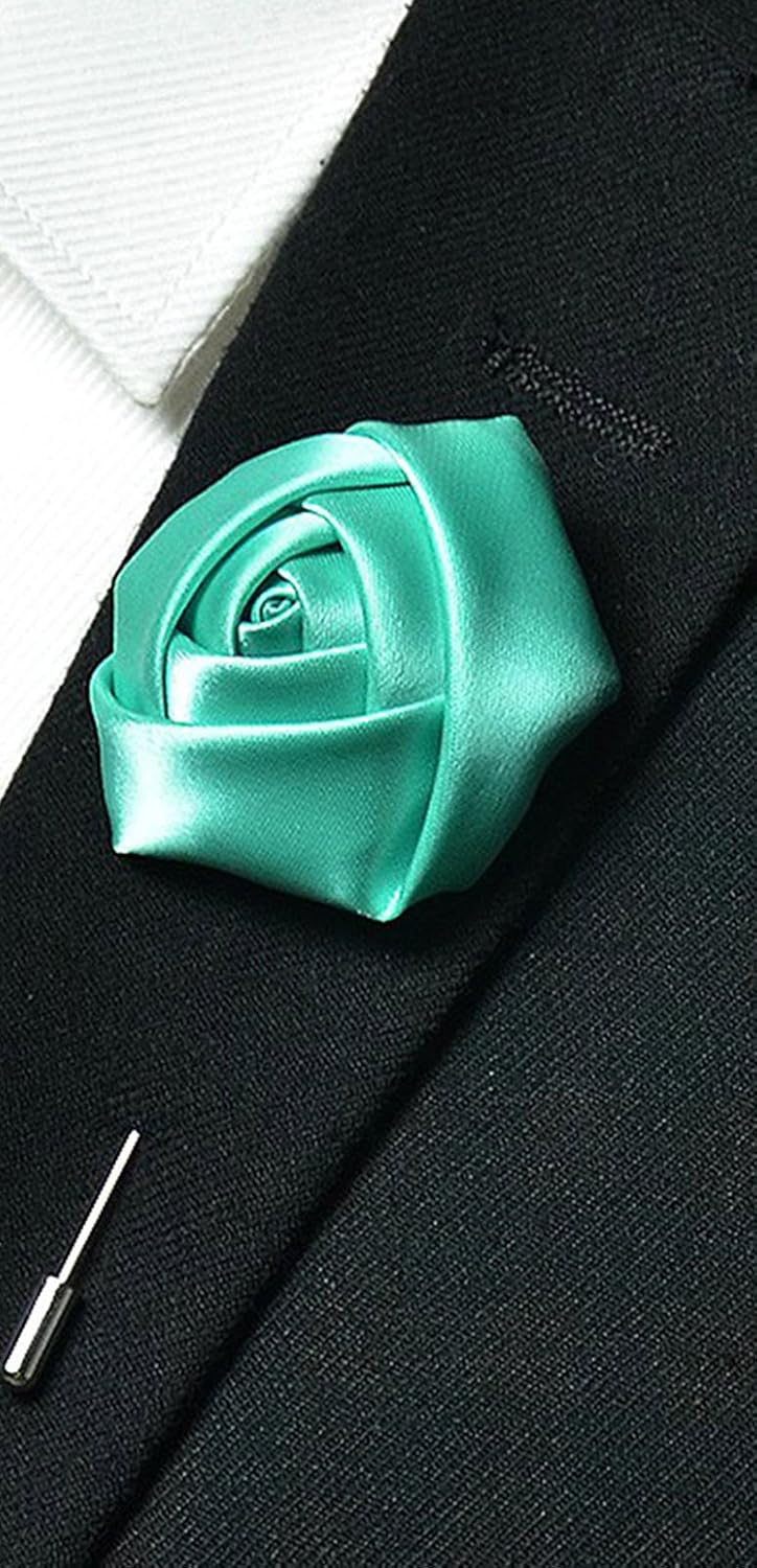 Gentleman's Essentials Premium Handmade Flower Lapel Pin Boutonniere