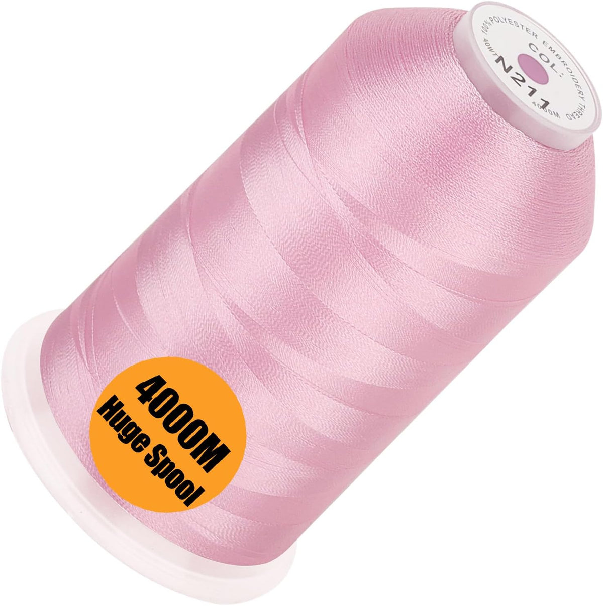 Huge Spool Embroidery Thread -Pale Pink Fits Janome Color