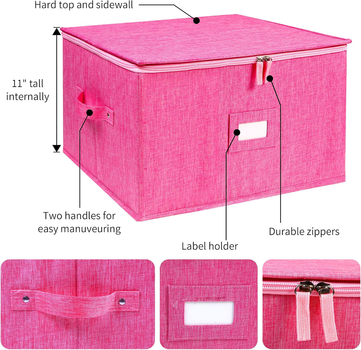 Wine Glass Storage Box, Stemware Storage Containers Cases with Dividers