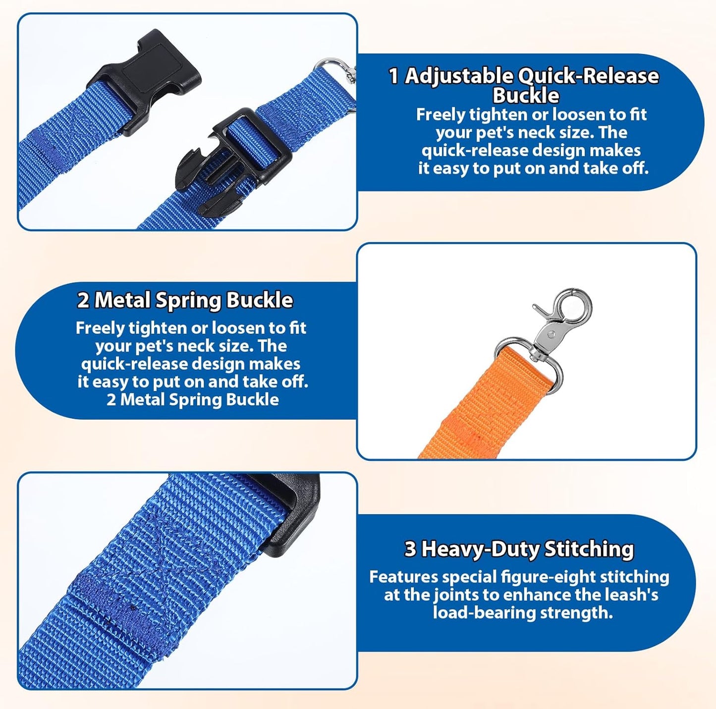 Pet Dog Grooming Loops Leash, 2 Pack Adjustable Nylon Restraint Noose Loop, Dog Cat Safety Rope for Dogs Bathtub, Fixed Dogs Bathing Safety Tether Straps for Arm and Pet Grooming Table