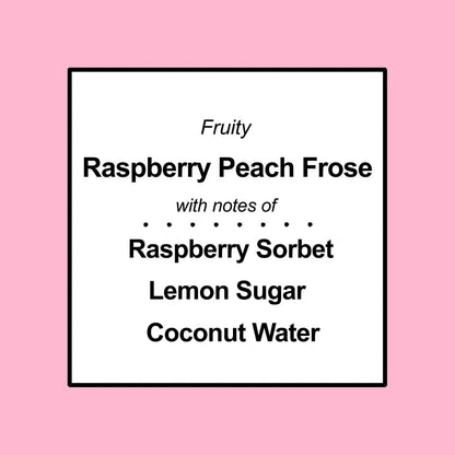 3-Wick Ombre Wrap Raspberry Peach Candle, 14-Ounce
