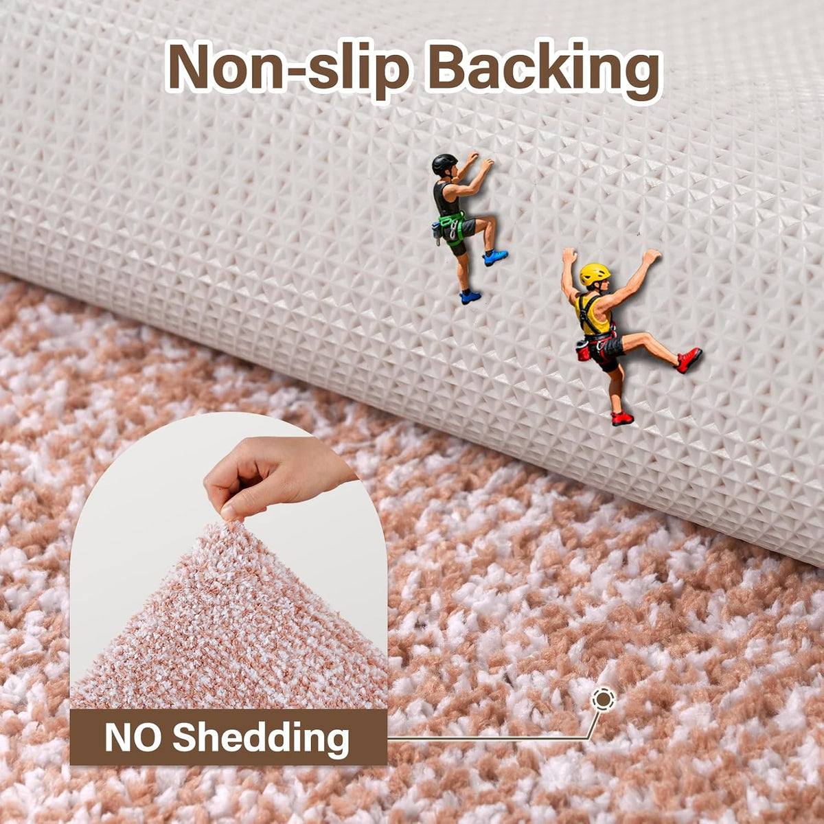 48x32 Large Bathroom Rugs Non Slip Washable, Soft Absorbent Bath Mat Pink