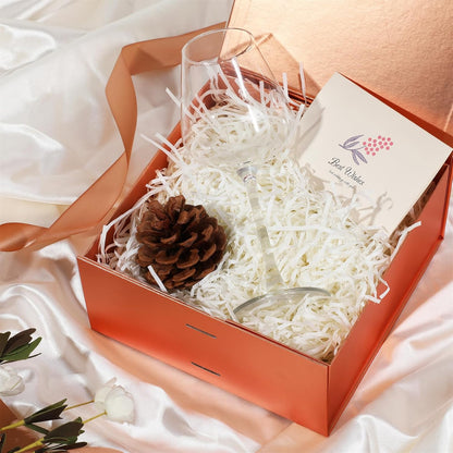 OEMVALATY Rose Gold Gift Box,6x6x3 Inches Gift Boxes with Lids for Presents with Magnetic Closure and Ribbon for Wedding,Storage,Birthday