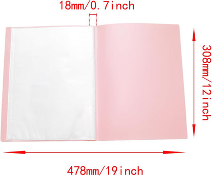 Document Organizer Folio, Binder, Pink