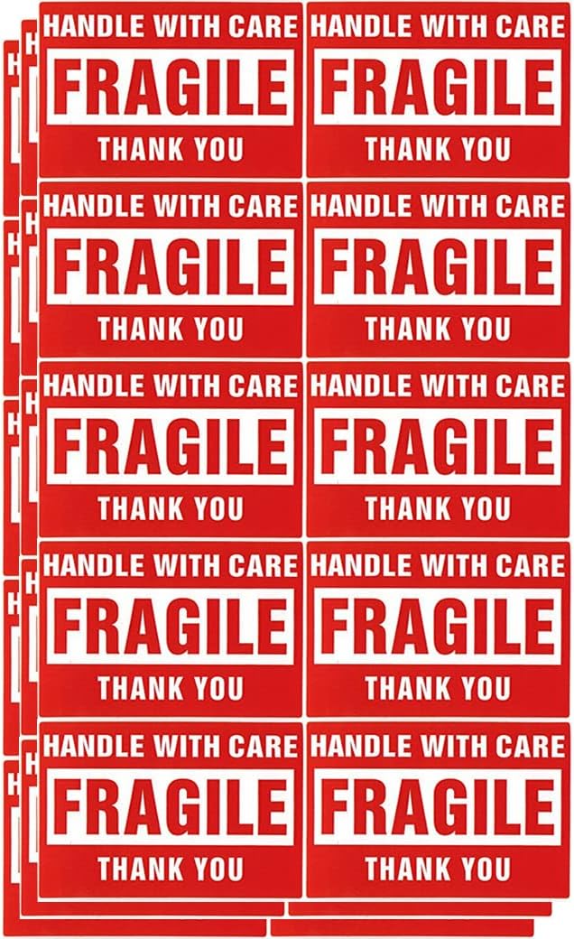 2 Pack of Bubble Cushioning Wrap Rolls, 12" x 72’ ft Total, Perforated Every 12" for Packaging, Shipping, Mailing Free Bonus Fragile Stickers Included (Pink Antistatic)
