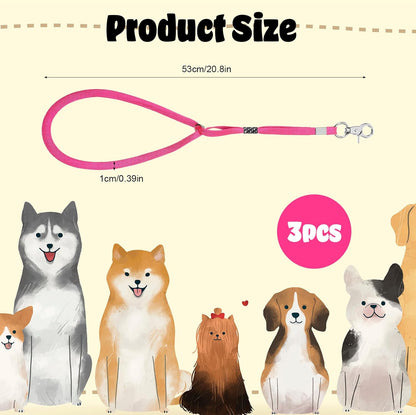 3 Pcs Grooming Loop, Nylon Restraint Noose Dog Grooming Leash | Adjustable Fixed Safety Tether Straps Grooming Supplies for Pet Grooming Table Bathtub