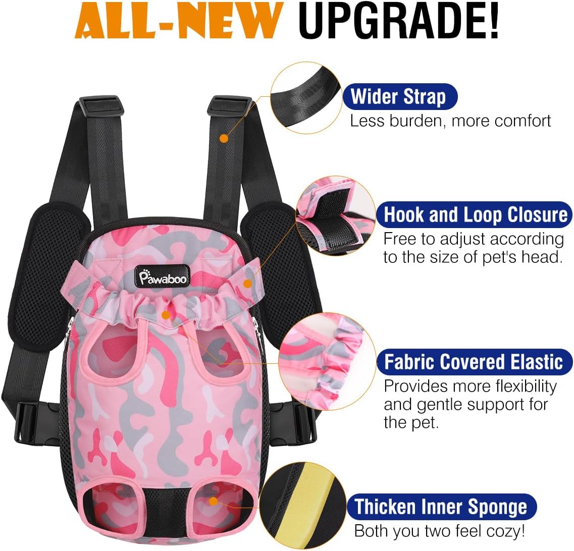 Pet Front Carrier Backpack for Small Medium Dogs