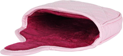Mallet Putter Headcover Quilted Light Pink | Hand-Crafted | Magnetic Closure | Water-Resistant & Anti-Stain | Plush Lining | Heel-Shaft Fit