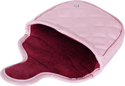 Mallet Putter Headcover Quilted Light Pink | Hand-Crafted | Magnetic Closure | Water-Resistant & Anti-Stain | Plush Lining | Heel-Shaft Fit
