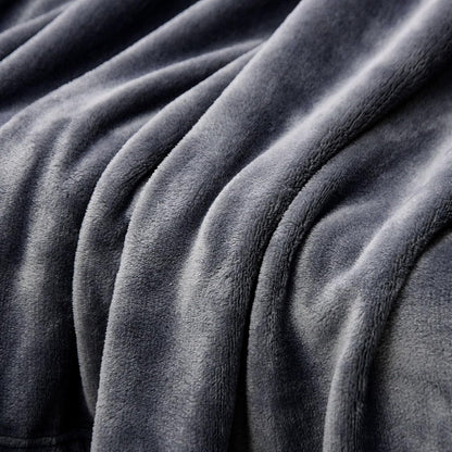 YISURE Waterproof Blanket for Couch Sofa Bed, Small Stain Proof Blankets for Pet Leakproof, 60"x40", Washable, Reversible & Reusable Scratch Proof Furniture Protector (Grey/Violet)