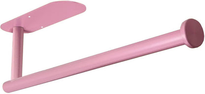 Pink Paper Towel Holder Self Adhesive or Drilling for Kitchen